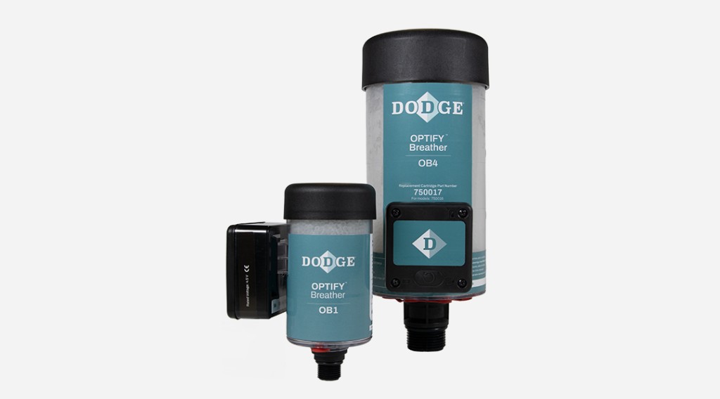 Dodge OPTIFY breather units with desiccant cartridges and sensor modules