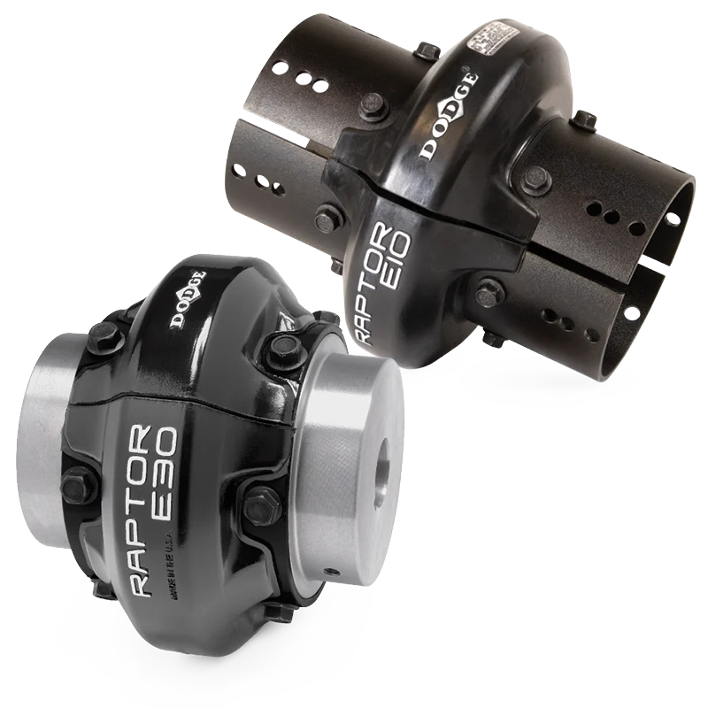 Dodge Raptor elastomeric coupling assembly with split-tire element