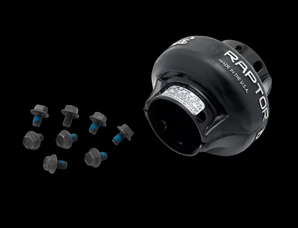 Dodge Raptor split natural-rubber coupling element with installation hardware