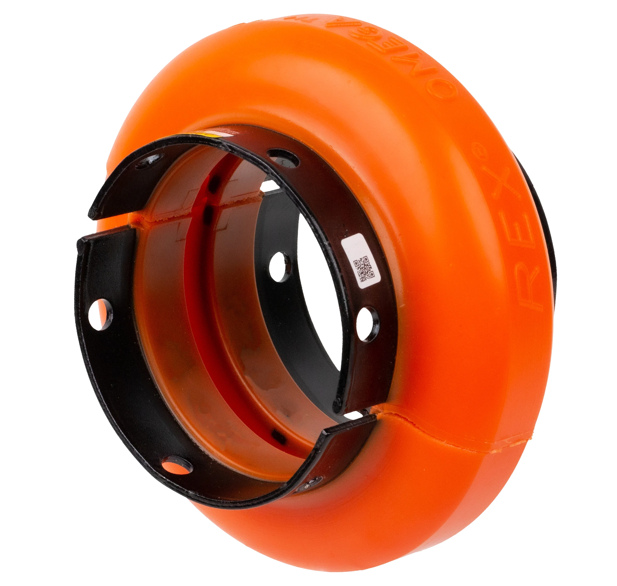Rexnord Omega elastomeric coupling, close-coupled E-series, angled view