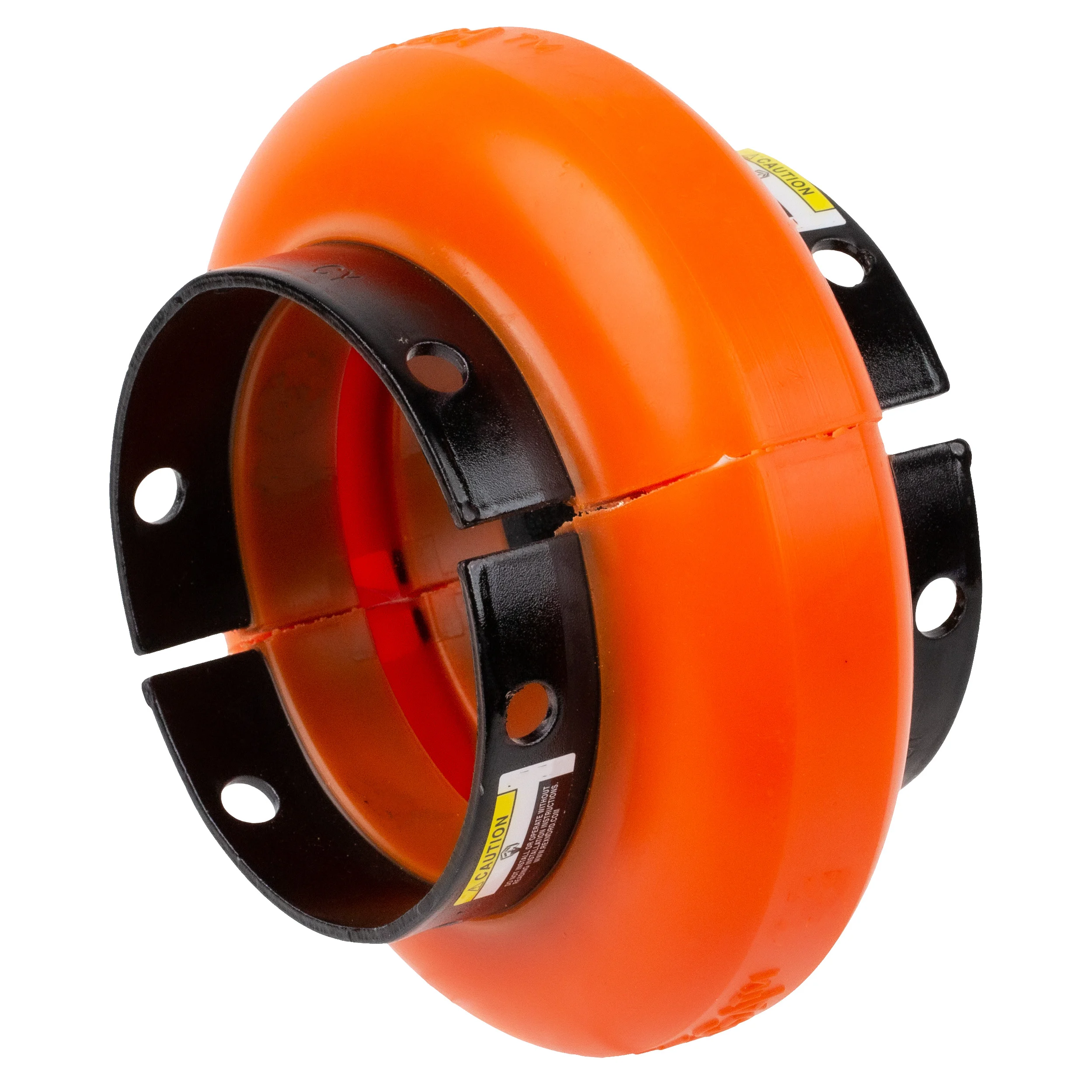 Rexnord Omega elastomeric coupling, close-coupled E-series, front view