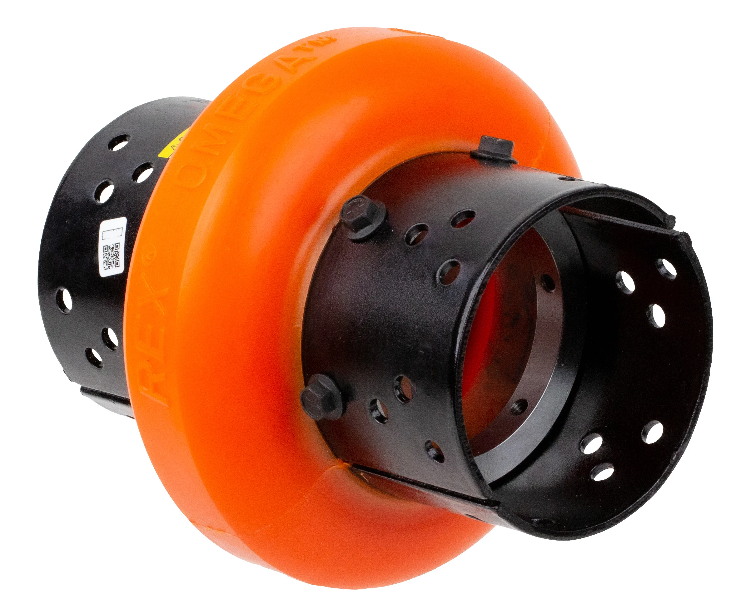 Rexnord Omega elastomeric coupling, spacer ES-series, angled view